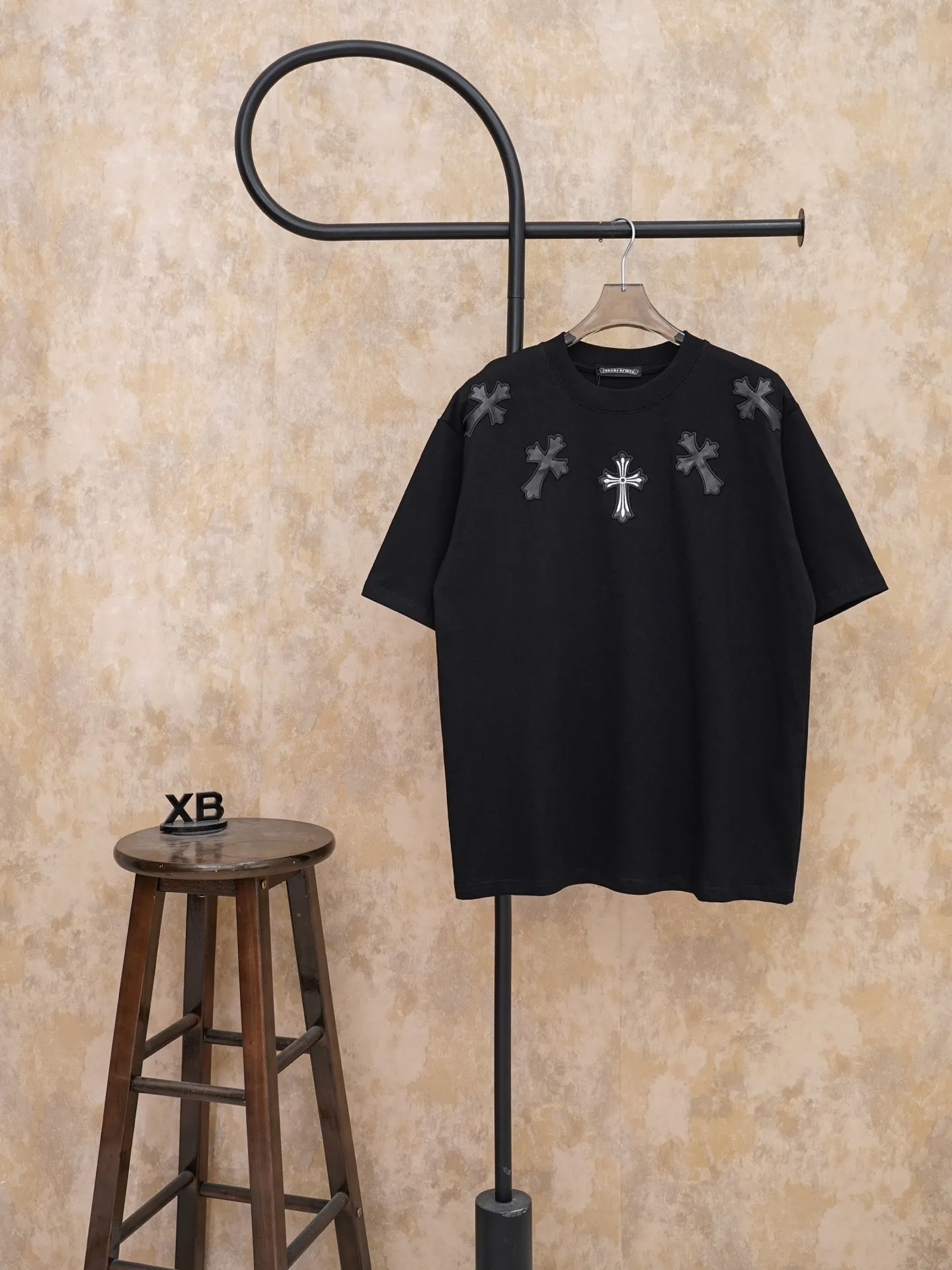 X （Black White ） 1:1 Same Style 32 Breathable 1x 1 oversize 1:1 Premium :White Black Size:S-XL